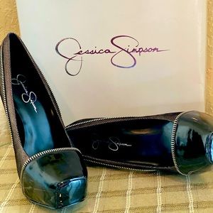Jessica Simpson Black/Patent size 9